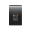 Show product details for AU5008-GB Legrand On-Q LyriQ Studio Local Source Gloss Black