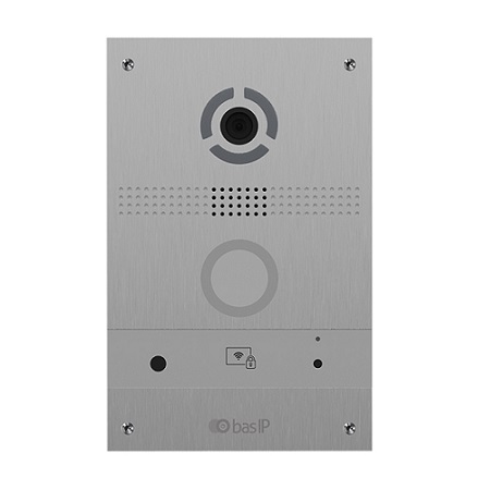 AV-08FB-SILVER BAS-IP Individual Entrance Panel with Face Recognition - Silver