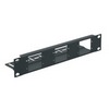 Show product details for AVIP-HFK1 Middle Atlantic 1 Space (1 3/4"") , AVIP Connector Half Width (10") Panel Frame Kit, Horizontal Mounting, Black