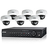Show product details for AVK-HN41V6-3T AVYCON 8 Channel NVR Kit 64Mbps Max Throughput - 3TB w/ 6 x 4MP Outdoor IR Dome IP Security Cameras