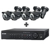 Show product details for AVK-T91B4-2T-W AVYCON 4 Camera Package - 1080P 2.1Mp HD-TVI Value Bundle with 4 Bullet Cameras and 4CH DVR Including 2TB HDD
