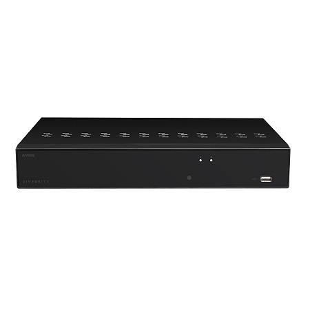AVR-NSV04P4 AVYCON 4 Channel NVR 50Mbps Max Throughput - No HDD