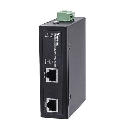 AW-IHH-0110 Vivotek Industrial 1xGE 95W PoH/PoE Injector