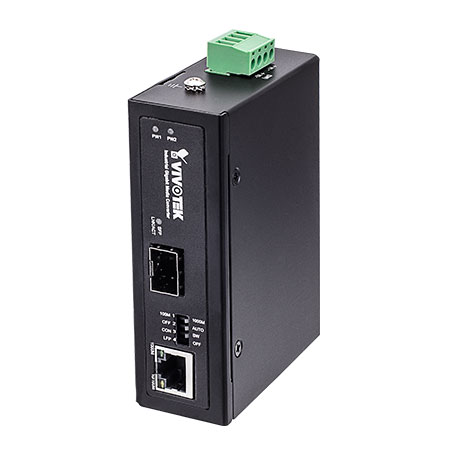 [DISCONTINUED] AW-IHS-0203 Vivotek Industrial Gigabit Media Converter SFP