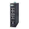 Show product details for AW-IHT-0800 Vivotek Industrial 4 x GE PoE + 2 x GE UTP + 2 x GE SFP Switch