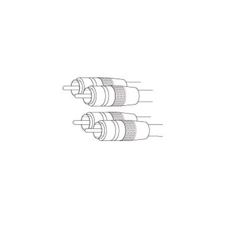 BFS20 Vanco Cable Dual RCA M/M Oxygen Free Copper Gold Red/White 20ft