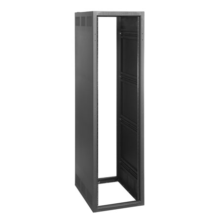 BGR-38SA-32LRD Middle Atlantic 38 Space (66-1/2") 32" Deep Stand Alone BGR Rack w/o Rear Door - Black Finish