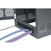 Show product details for BGR-RDC45 Middle Atlantic Cable Entry Rear Door Option for 45 Space BGR Racks - Black Finish