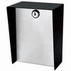 BP-601 Seco-Larm 5" x 7" Rugged Steel Powder Paint Weatherproof (IP65) Post Mount Housing with Easy Access Hinged Faceplate
