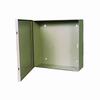 [DISCONTINUED] BW-106CG Mier Metal NEMA 1 Indoor Electrical-Junction-Instrument Enclosure with Knockouts and Cam Lock Knockout - Gray - Min 25