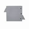 Show product details for BW-1248FCSS Mier NEMA Type 3R Outdoor 24" W x 24 "H x 8 "D Stainless Steel Electrical Enclosure with Thermostat and Fan - Gray - Solid Door