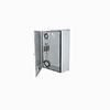 Show product details for BW-136ACESS Mier NEMA Type 4X Outdoor 24" W x 36" H x 12" D Stainless Steel Electrical Enclosure - Gray w/ Internal Removable 22" W x 34" H Back Panel