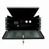 Show product details for BW-230 Mier NEMA Type 1 Indoor 17.73" W x 8.1" H x 24" D Rackmount DVR/CPU/DVD Lockbox with Fan - Black