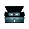 Show product details for BW-235 Mier NEMA Type 1 Indoor 17.73" W x 5.1" H x 24" D Rackmount DVR/CPU/DVD Lockbox with Fan - Black