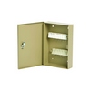 Show product details for BW-300B Mier 8" W x 12" H x 2.5" D Key Lockbox - Beige w/ 20 Blank Key Tags