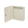 BW-316 Mier NEMA Type 1 Indoor 10" W x 10" H x 3.5" D Flush Mount Lockbox - Yoke-White