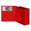 Show product details for BW-97RUL Mier UL Listed NEMA Type 1 Indoor 5.25" W x 5.25" H x 2" D Metal Electrical  Enclosure - Red