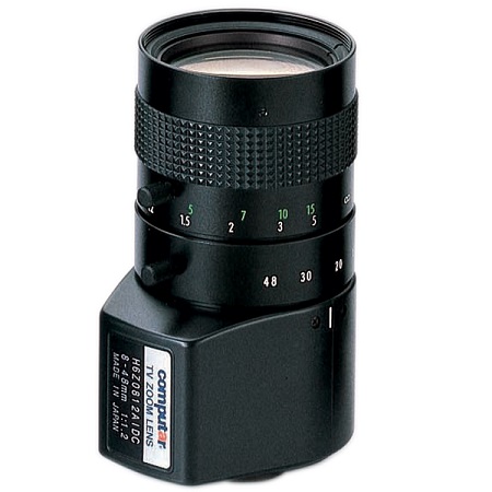 H6Z0812AIDC Computar 1/2" C-Mount 8-48mm F/1.2 DC Auto Iris Manual Zoom Lens