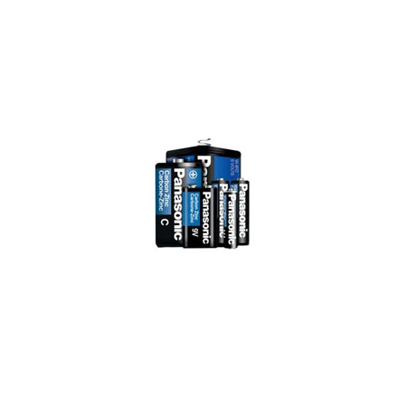 C1383 UPG Panasonic C Carbon Zinc 1.5V 2PC Carded Cylindrical Battery