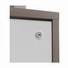 Show product details for C3-LOCKKIT-WH Middle Atlantic C3 Series Credenza Lock Kit, White