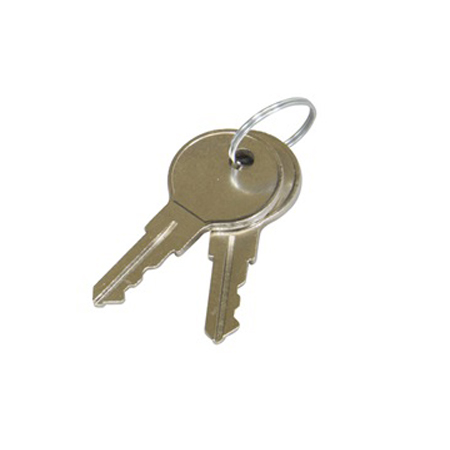Show product details for C5-KEY2 Middle Atlantic Two C5 100T Front Door Keys