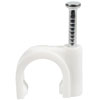 Show product details for CABLE-CLIP-RG59-WH Cable Clips for RG59U Cable - White - Pack of 100