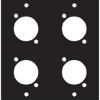 Show product details for CANARE4 Middle Atlantic Canare BNC Punchout Panel