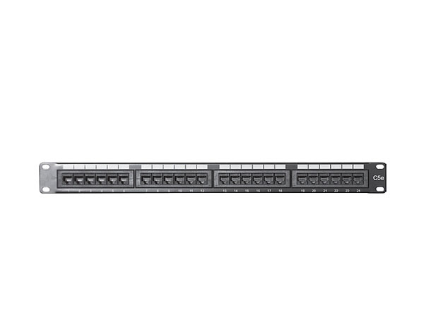 7P-24TK11CEC-BK Pro's Kit Cat5e Patch Panel 24 Port 1U Rack Mount