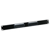 Show product details for 7P-12TK11C6C-BK Pro's Kit Cat6 Patch Panel 12 Port 1U Rack Mount