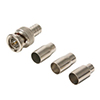 CB-114PBC-10 Rainvision BNC Male Quick Crimp Universal Connector - RG59 PVC & Plenum, RG6 PVC & Plenum, RG58 PVC - 10 Pack