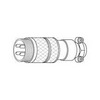 Show product details for CBC4EX Vanco Connector CB Microphone 4P Jack Solder Cable Mount
