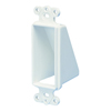 Show product details for CED1 Arlington Industries Single Gang Decora Reversible Low-Voltage Cable Entrance Plate