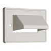 Show product details for CEH1 Arlington Industries 1-Gang Horizontal Reversible Low-Voltage Cable Entrance Plate