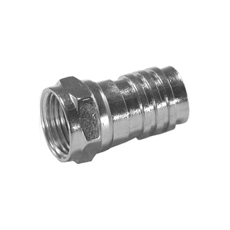 CF-804C F Male With Attached 1/2" Grip Ring RG6U