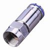 Show product details for CFRG6Q Vanco Generation II Compression "F" Male Coax Plug - RG6 Quad