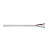 Show product details for CH1023FL2W Remee 16 AWG 4 Conductors Unshielded Stranded Bare Copper CMR/CL3R Non-Plenum Premium Audio Speaker Cable - 500' Pull Box - White