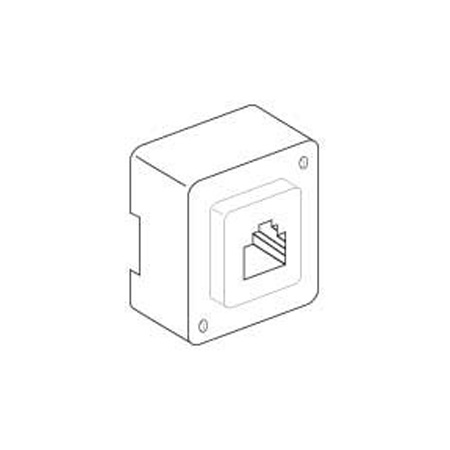 CMWJ4WX Vanco Jack Phone Surface Mount Replacement White