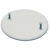 Show product details for CP40-50 Arlington Industries 4" Box Cover With Screws - Pack of 50