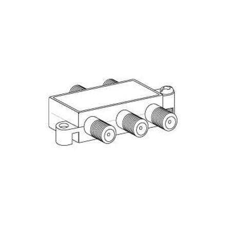 CPZ42GX Vanco Splitter 4 Way 2GHz 1 Port Pass