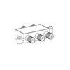 Show product details for CPZ42G Vanco Splitter 4 Way 2GHz 1 Port Pass