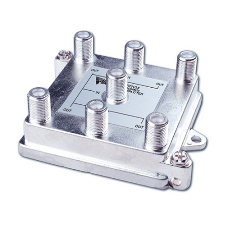 CPZ6 Vanco Splitter 6 Way with Grounding Block 75 Ohm