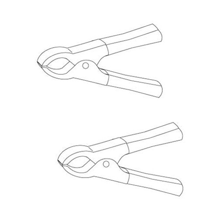 CS12X Vanco Clip 3-1/4" Red/Black