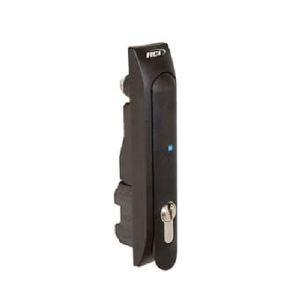 3525 Dormakaba Rutherford Controls Electronic Locking Rack Handle 12 to 24VDC - Black