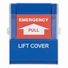 Show product details for 904P x B Dormakaba Rutherford Controls English/Spanish Emergency Pull Station - Blue