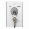 Show product details for 960RO-MAMA x 28 Dormakaba Rutherford Controls 2 x Maintained Action Reset/Override Tamper Resistant Key Switch Brushed Anodized Aluminum Faceplate