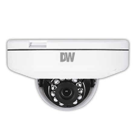 DWC-MF4Wi4WC5 Digital Watchdog 4mm 30FPS @ 4MP Indoor/Outdoor IR Day/Night WDR Dome IP Security Camera 12VDC/POE