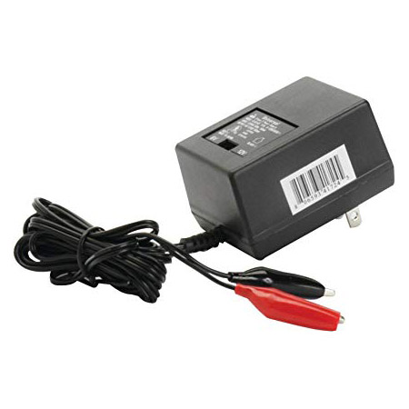 D1724 UPG 6/12V Switchable 500mA and Single Stage Charger w/Alligator Cl