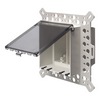 Show product details for DBVM2C Arlington Industries 2-Gang Clear Cover Masonary