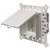 Show product details for DBVM2W Arlington Industries 2-Gang White Cover Masonary