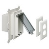 Show product details for DBVS1C Arlington Industries 1-Gang Clear O/D Receptacles Box
